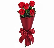 Букет 5 Красных роз Эдлесс Лав в Каргалинской