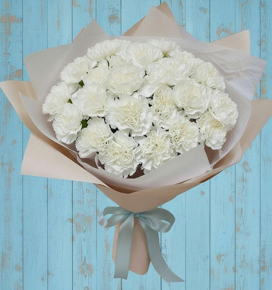 Букет цветов из: Гвоздики в Каргалинской