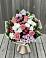 Букет цветов из: Альстромерии, Гвоздики, Розы и Хризантемы в Каргалинской