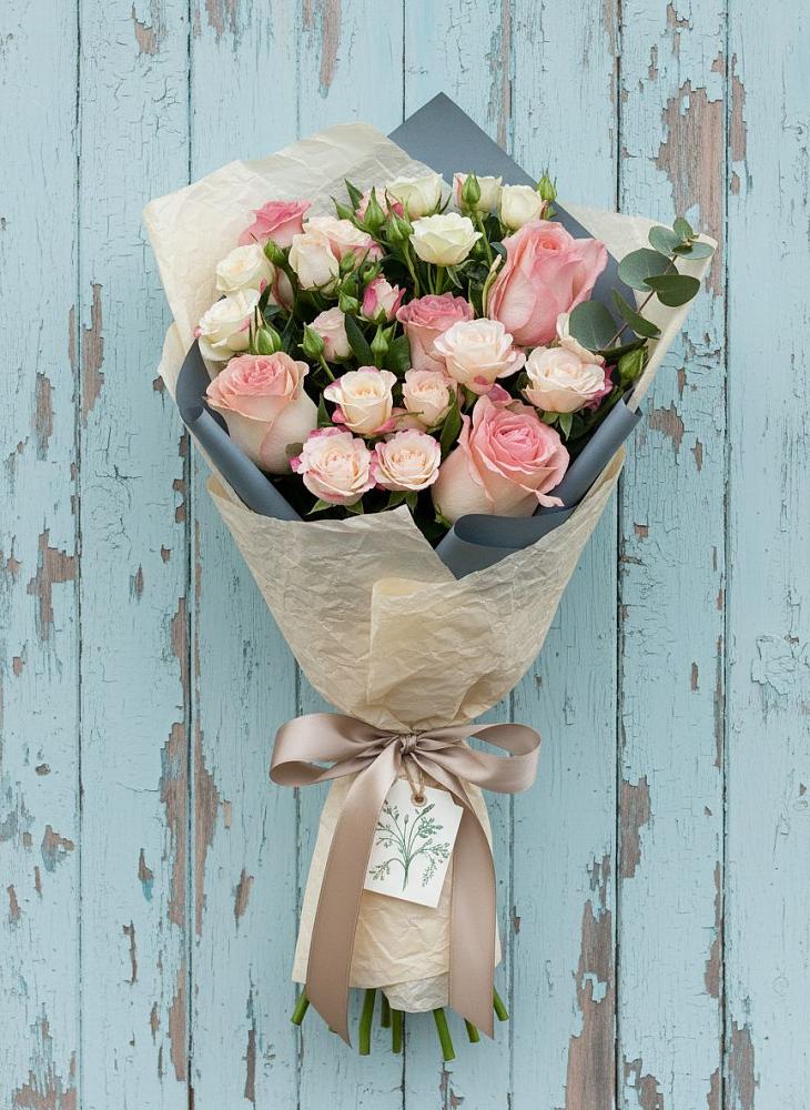 Букет цветов из: Розы в Каргалинской