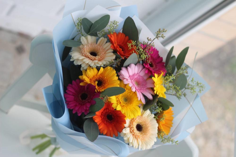 Букет цветов из: Герберы в Каргалинской