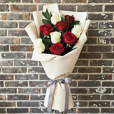 Букет цветов из:  Розы в Каргалинской