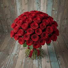 Букет 55 Красных роз Фридом #REPLACE_PRED# Каргалинской