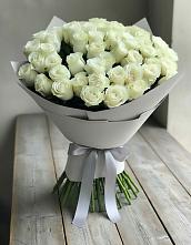 Букет 35 Белых роз в Каргалинской