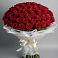Букет 101 Красная роза Блэк Мэджик в Каргалинской