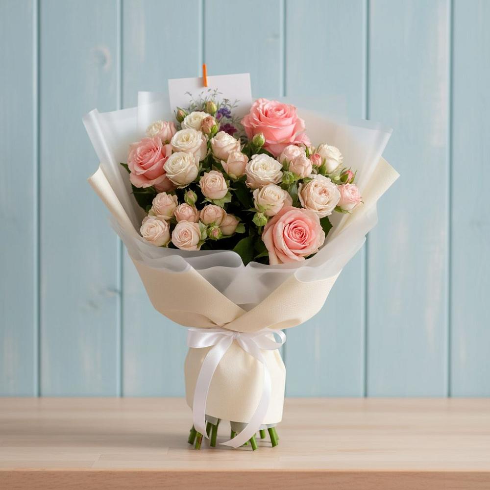 Букет цветов из: Розы в Каргалинской