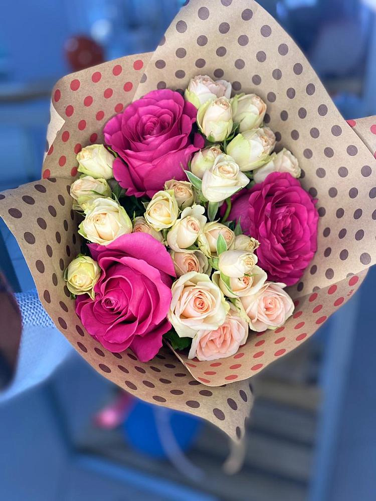 Букет цветов из: Розы в Каргалинской