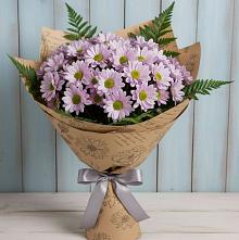 Букет цветов из:  Хризантемы #REPLACE_PRED# Каргалинской