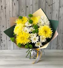 Букет цветов из:  Хризантемы в Каргалинской