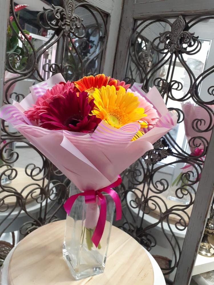 Букет цветов из: Герберы в Каргалинской