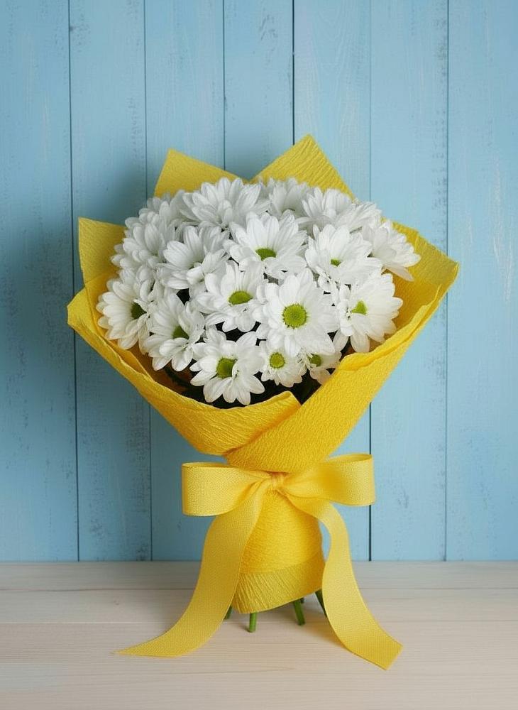 Букет цветов из: Хризантемы в Каргалинской