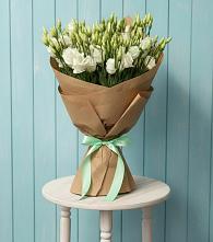 Букет цветов из:  Лизиантусы в Каргалинской