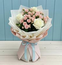 Букет цветов из:  Розы в Каргалинской
