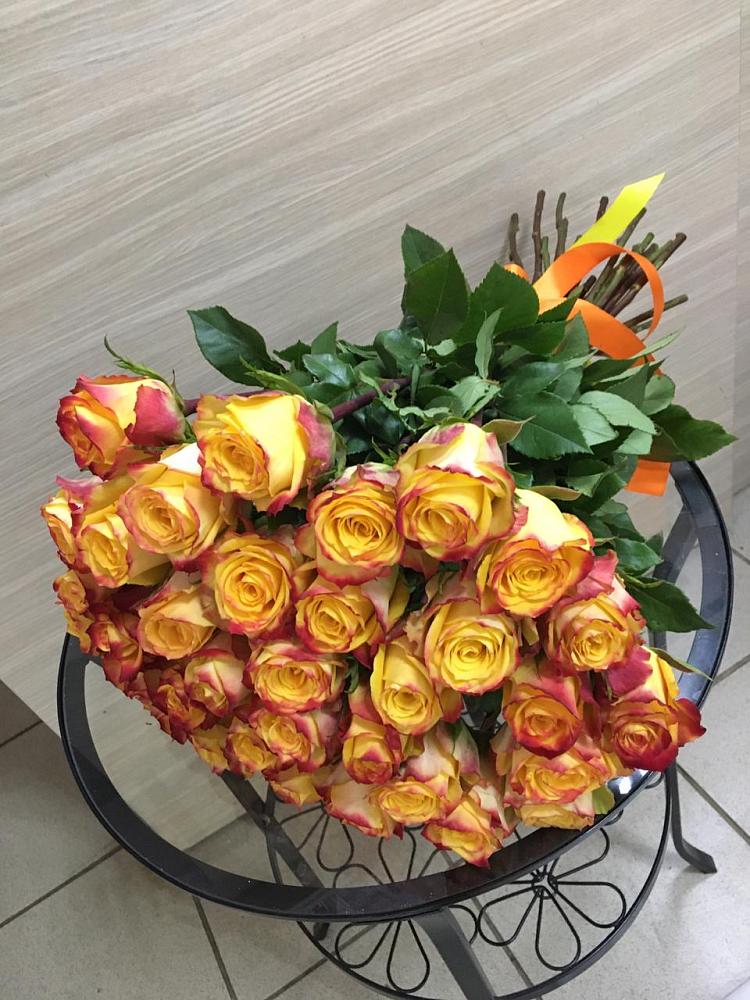 Букет Желтые розы в Каргалинской