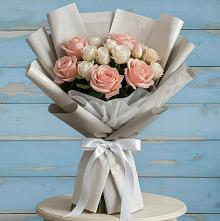 Букет цветов из:  Розы #REPLACE_PRED# Каргалинской