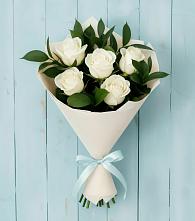 Букет цветов из:  Розы в Каргалинской