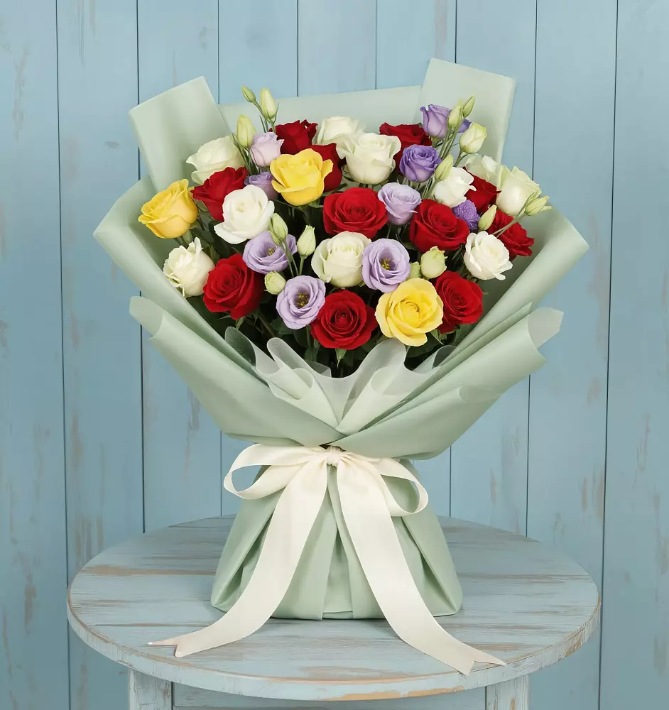 Букет цветов из: Розы в Каргалинской