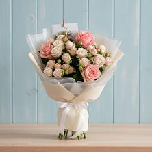 Букет цветов из:  Розы в Каргалинской