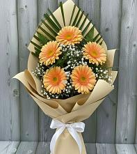 Букет цветов из:  Герберы в Каргалинской