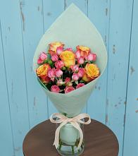 Букет цветов из:  Розы в Каргалинской